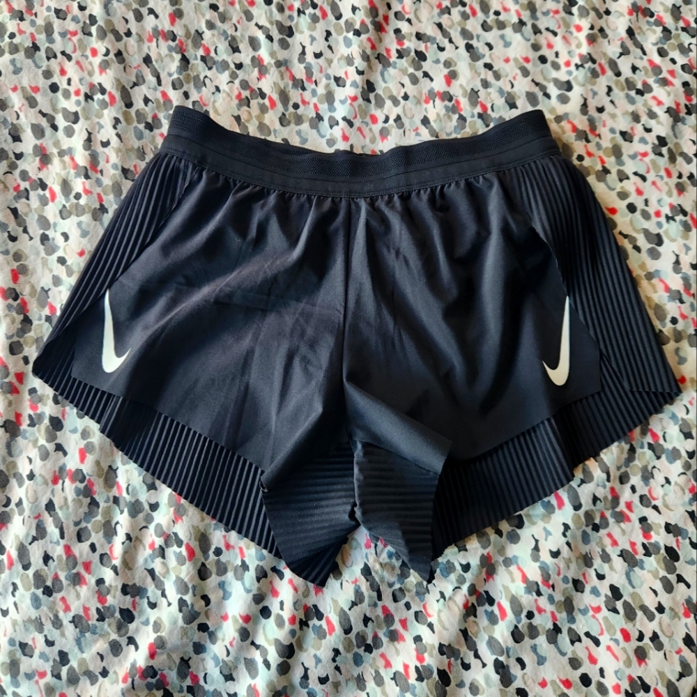 Nike Aeroswift Racing Shorts Black Pleated, XS